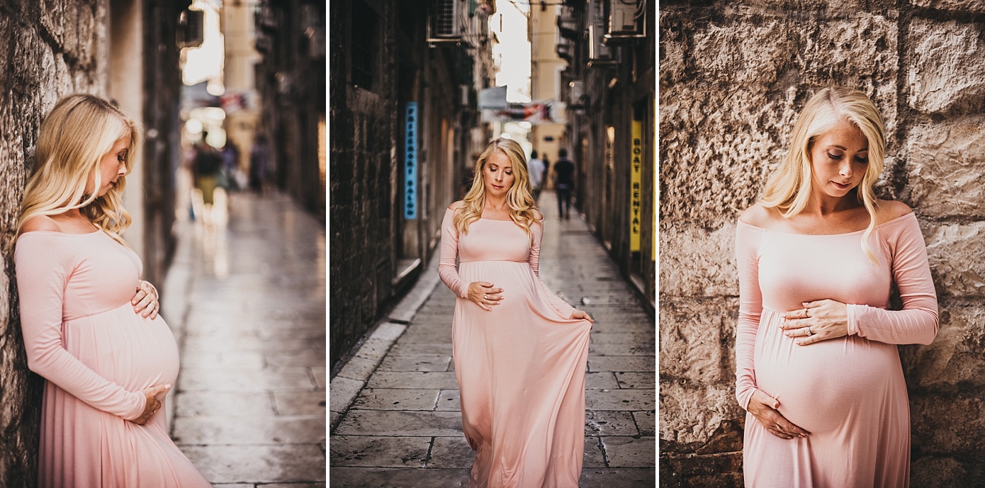 Family and friends photo shooting on vacation in Croatia